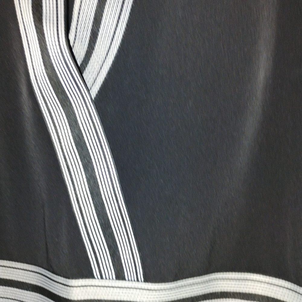 Karl Lagerfeld Monochrome Striped Midi Dress